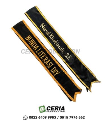Selempang Custom Bordir Premium
